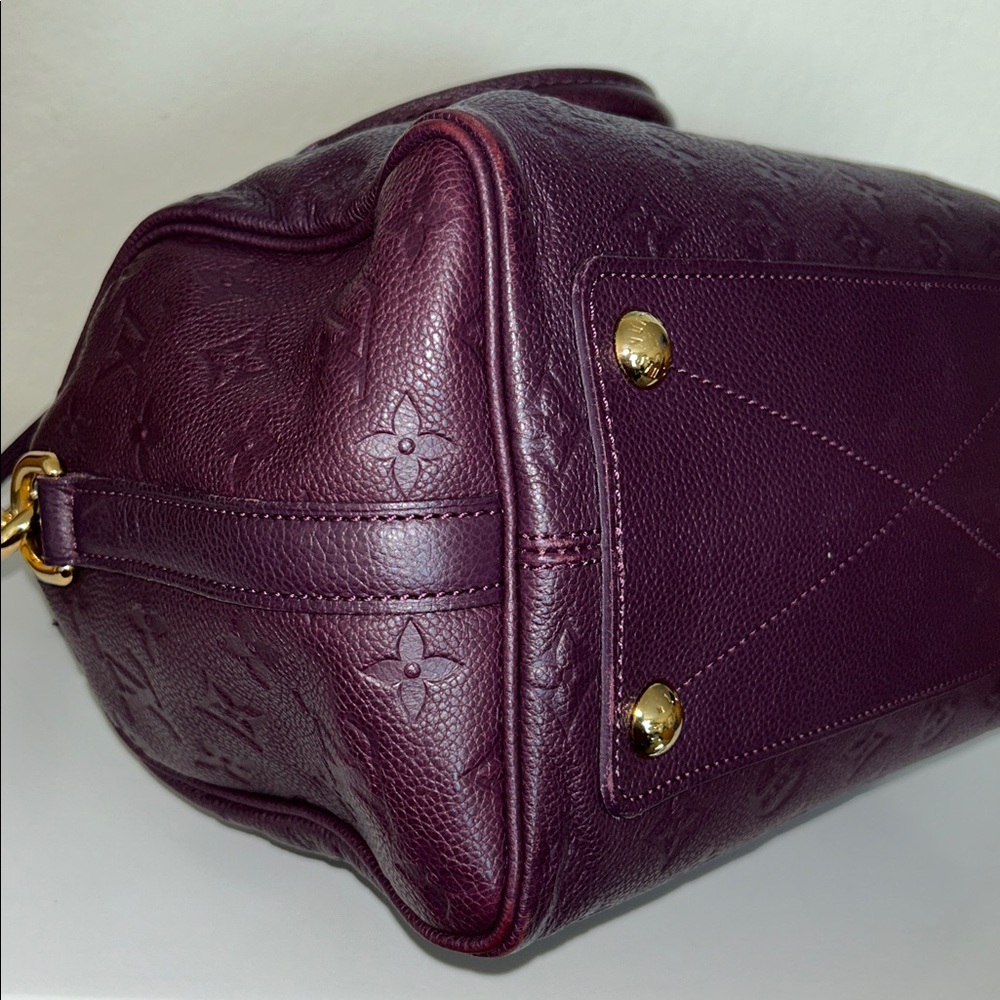Louis Vuitton empreinte 25 bandouliere speedy crossbody strap, lock & keys - Picture 9 of 16